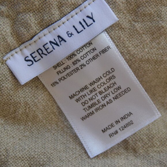 Serena and Lily Beach House Throw Natural/Tan 50 "x 76" Beach Picnic Blanket - Picture 7 of 10